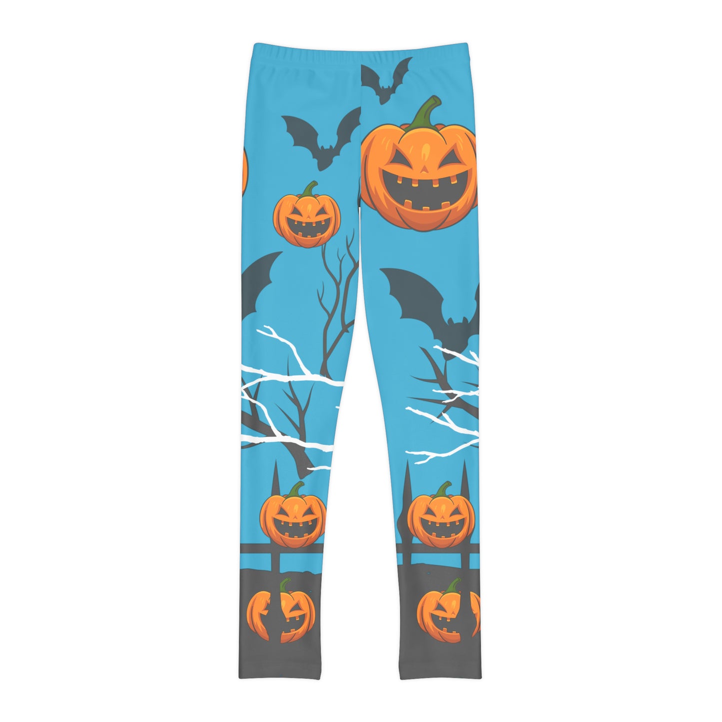 Jack O' Lantern Girl's Full-Lenth Leggings