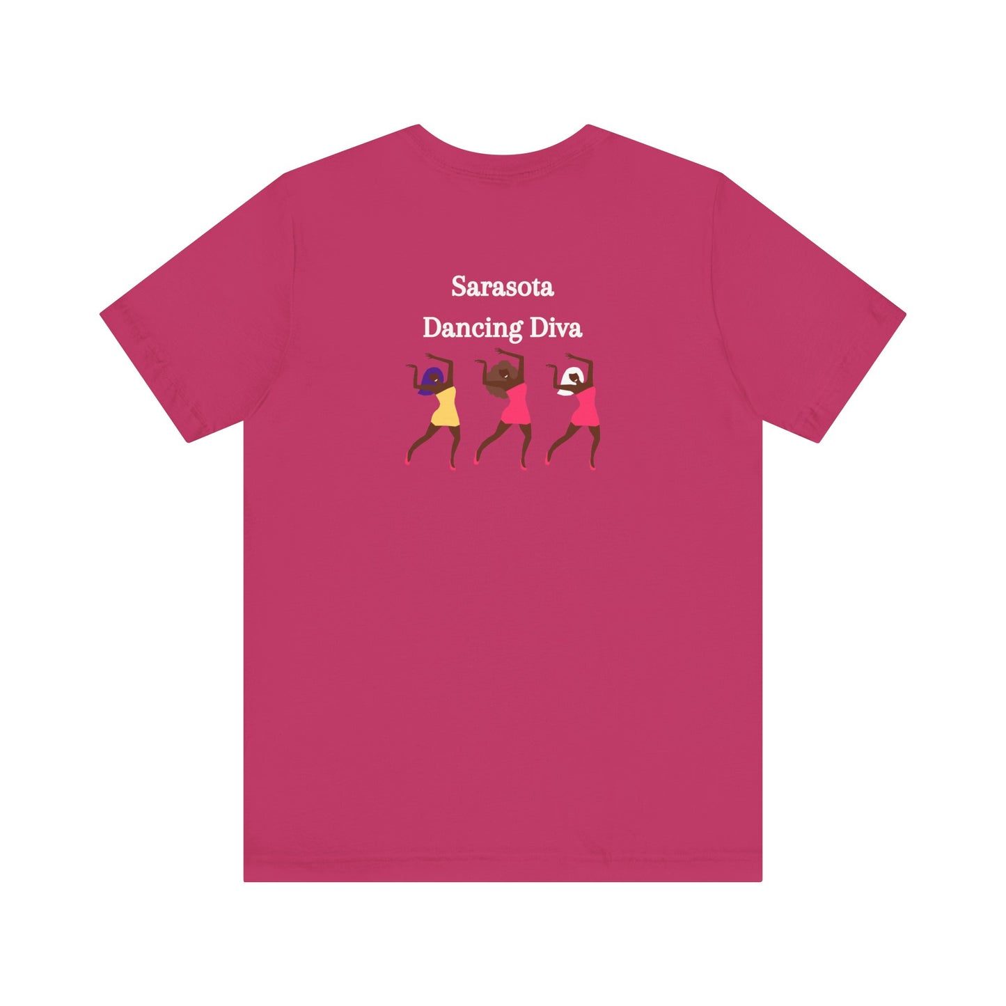 Sarasota Dancing Divas in Mini Skirts - Unisex Jersey Short Sleeve Tee