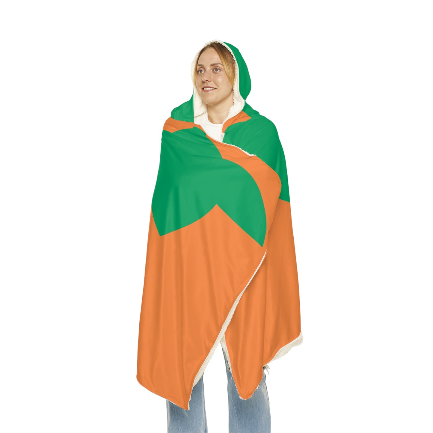 Pumpkin Costume for Woman, Pumpkin Cape/Hooded Blanket, Adult Halloween Costume, Women's Costume