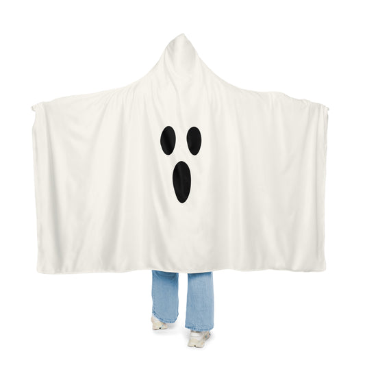 Halloweeen Ghost Cape, Ghost Hooded Cape/Blanket