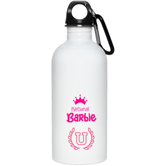 National Barbie U 20 oz. Stainless Steel Water Bottle-23663