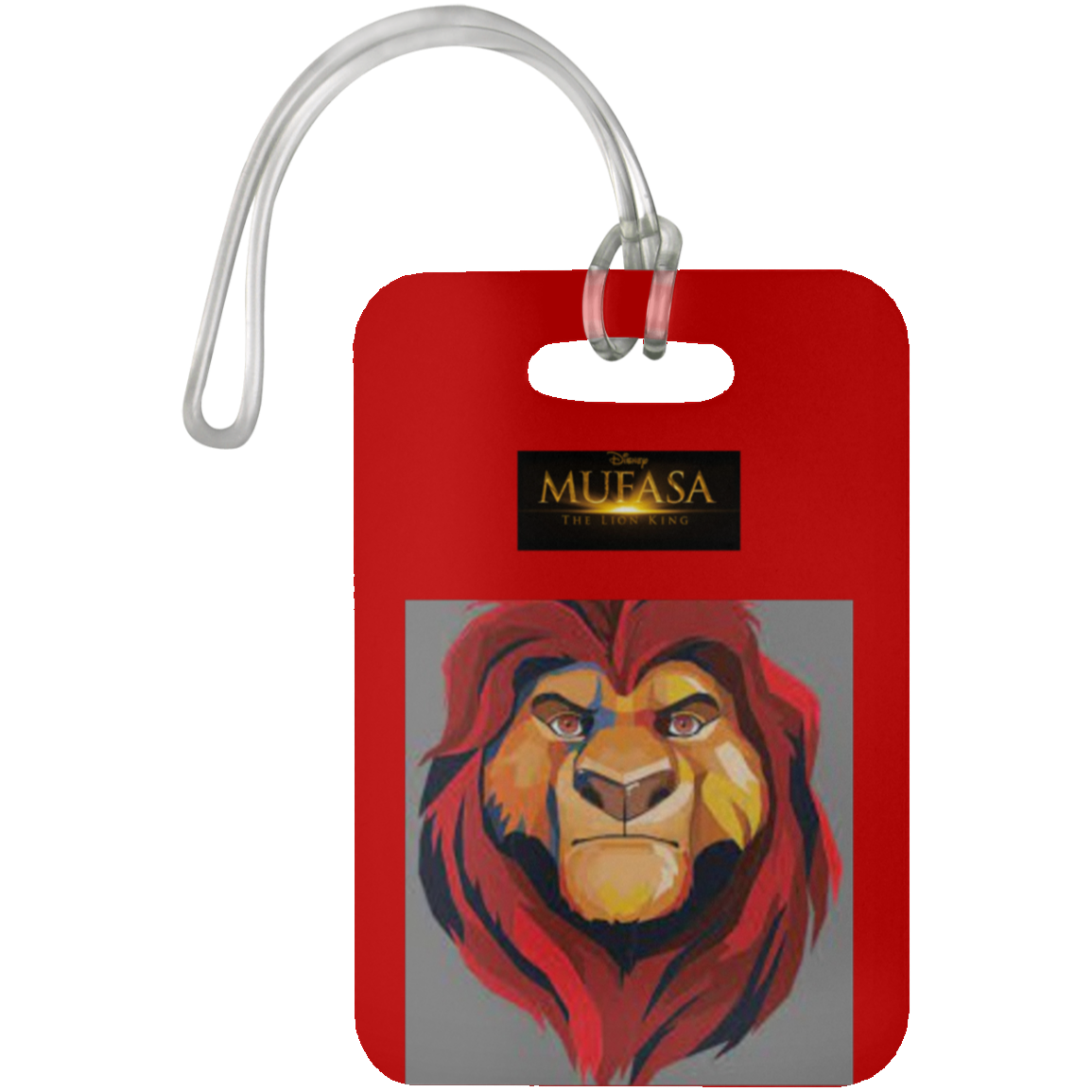 Mufasa Lion King Luggage Bag Tag UN5503 Sample