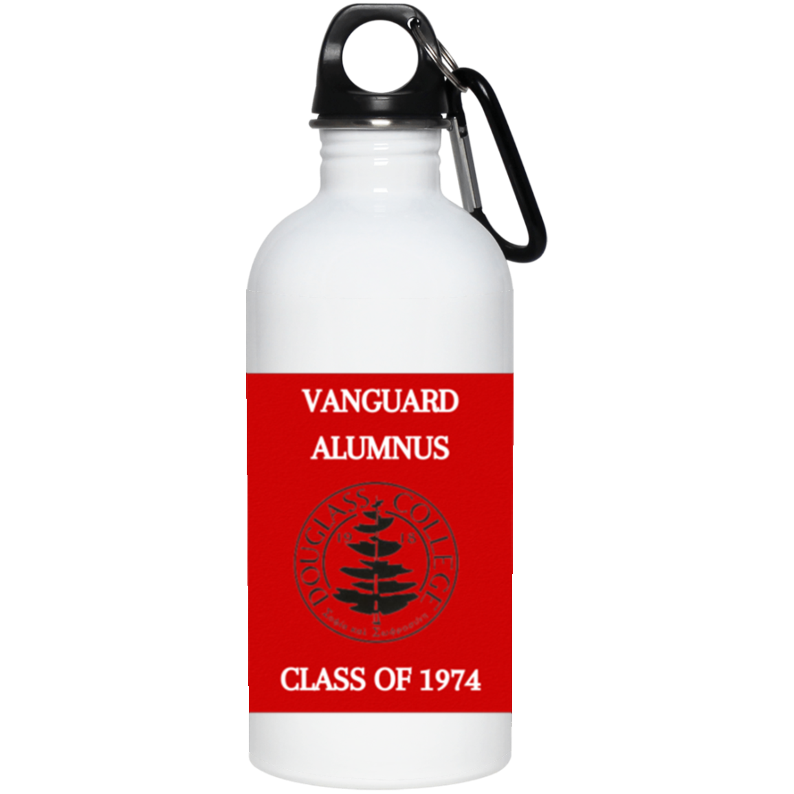 Douglass College Vanguard Alumnus Stainless Steel Water Bottle - Class Of 1974