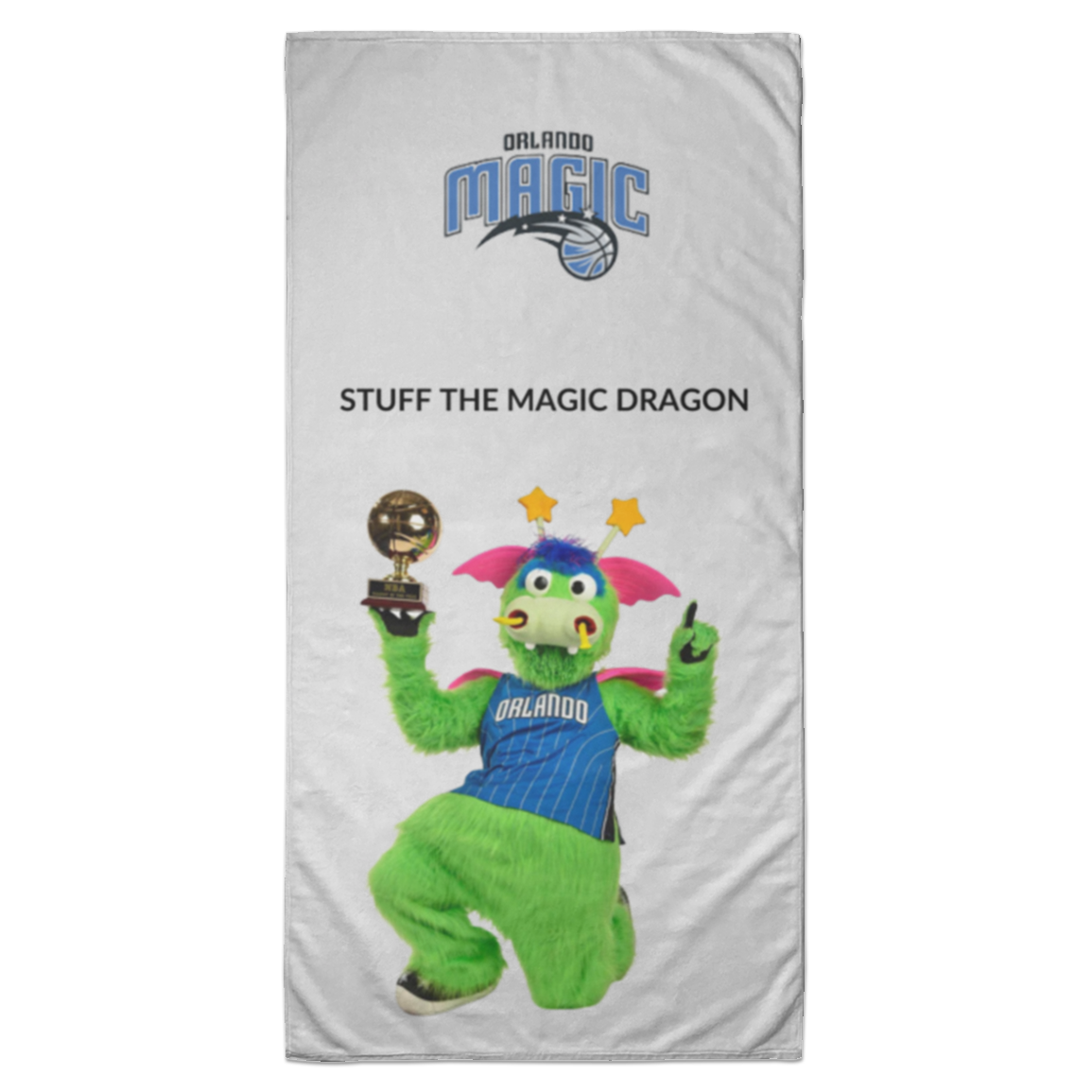 Orlando Magic Stuff The Magic Dragon Beach Towel - 35x70 S6BETL - Sample (Not For Sale)