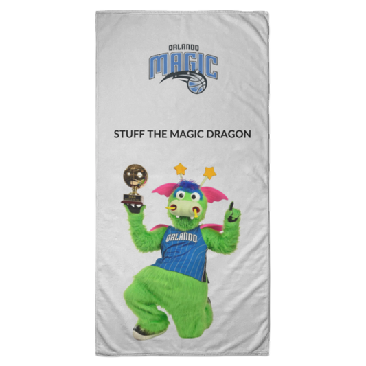 Orlando Magic Stuff The Magic Dragon Beach Towel - 35x70 S6BETL - Sample (Not For Sale)