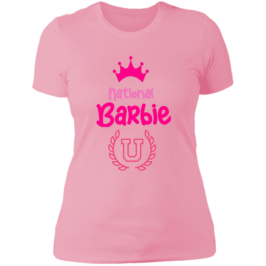 National Barbie U Ladies' Boyfriend T-Shirt-NL3900