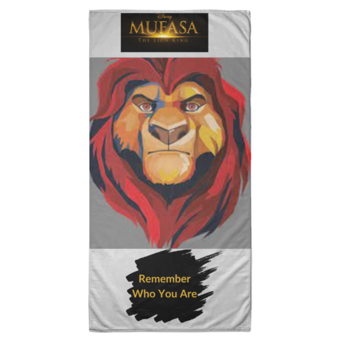 MUFASA LION KING Beach Towel - 35x70 S6BETL - Sample