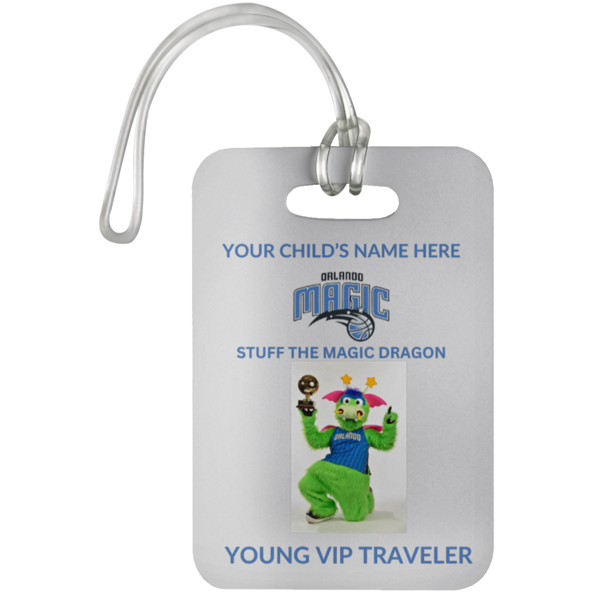 Orlando Magic Dragon LuggageTag UN5503 - Sample (Not For Sale)