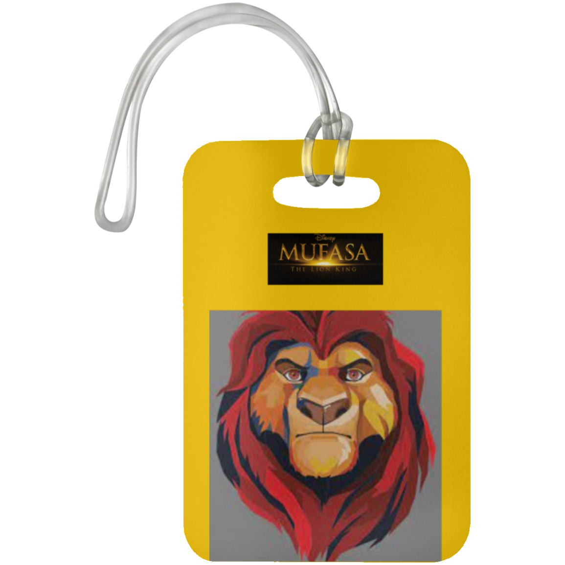 Mufasa Lion King Luggage Bag Tag UN5503 Sample