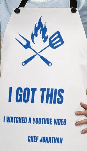 I Got This Grilling Apron - White