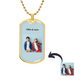 Custom Personalized Dog Tag Necklace with Your Picture, Kids Picture or Family Photo