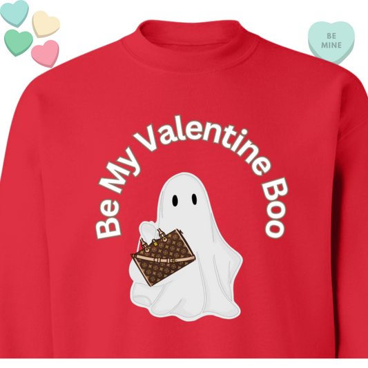 Valentine Boo Sweatshirt