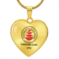 Douglass College Heart Pendant Vanguard Class - 1975