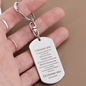 Romantic Engraved Keychain Gift For Her or Him - I Choose You