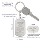 Romantic Engraved Keychain Gift For Her or Him - I Choose You
