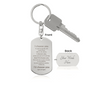 Romantic Engraved Keychain Gift For Her or Him - I Choose You