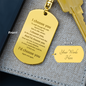Romantic Engraved Keychain Gift For Her or Him - I Choose You