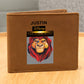 Personalized LION KING Leather Wallet - Sample