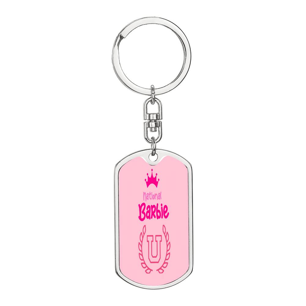 National Barbie U Graphic Key Chain