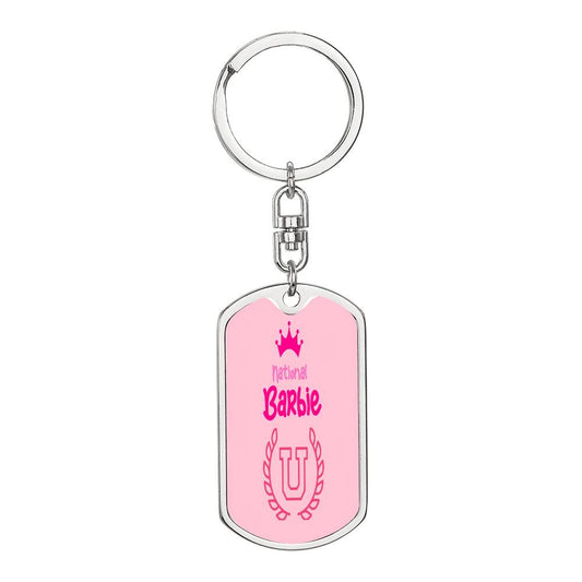 National Barbie U Graphic Key Chain