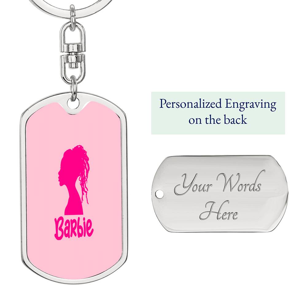 Black Barbie Key Chain