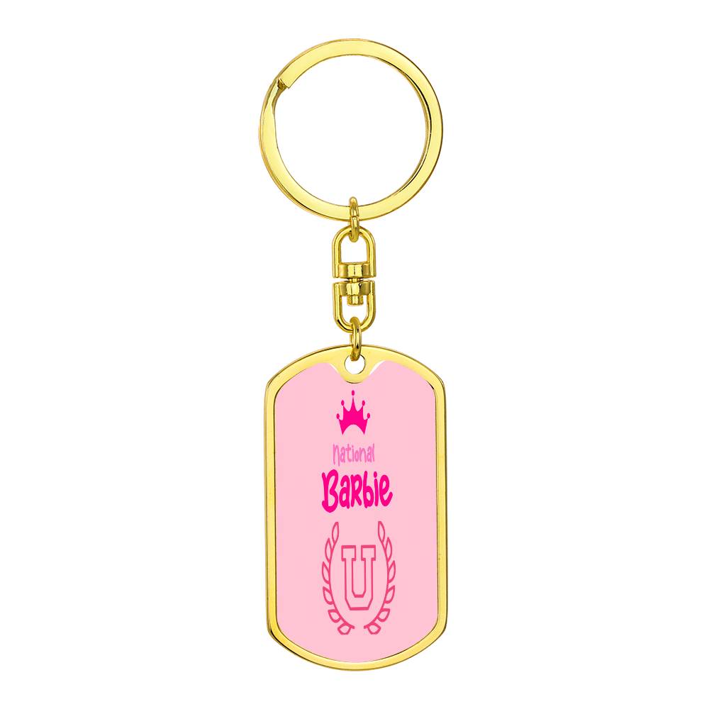 National Barbie U Graphic Key Chain