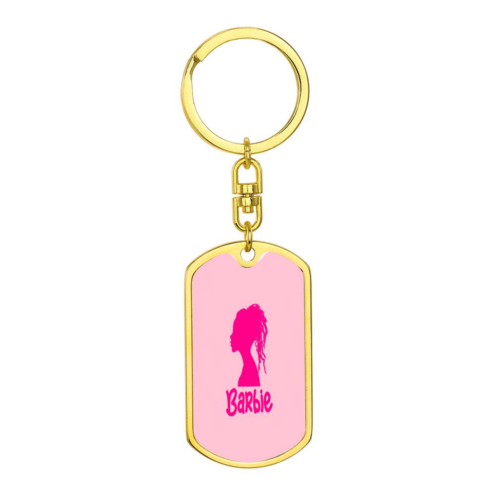 Black Barbie Key Chain