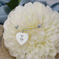 Heart-shaped Keepsake Bangle Bracelet