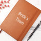 Bride's Team - White Lettering Journal