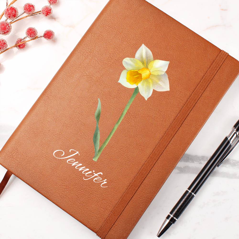 Dec - Personalized Custom Birth Month Flower Journal