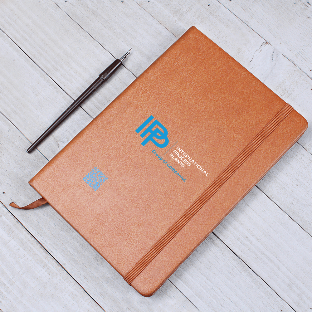 Blue & White IPP Group Conpanies Journal with QR Code