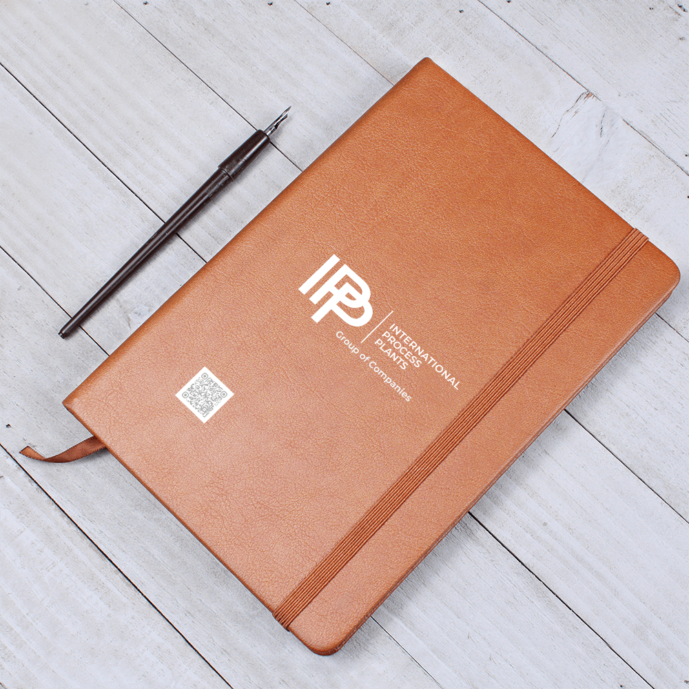 All White IPP Group Conpanies New Design Journal with QR Code