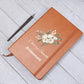 Bridesmaid White Floral Journal