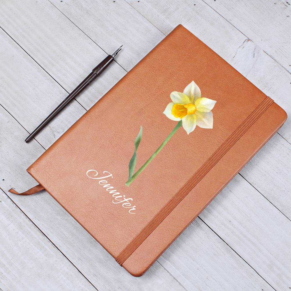 Dec - Personalized Custom Birth Month Flower Journal