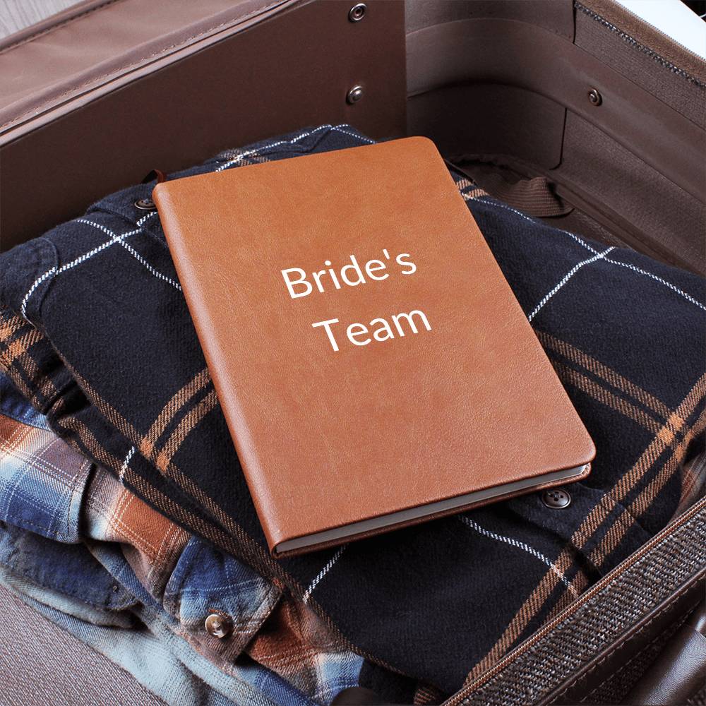 Bride's Team - White Lettering Journal