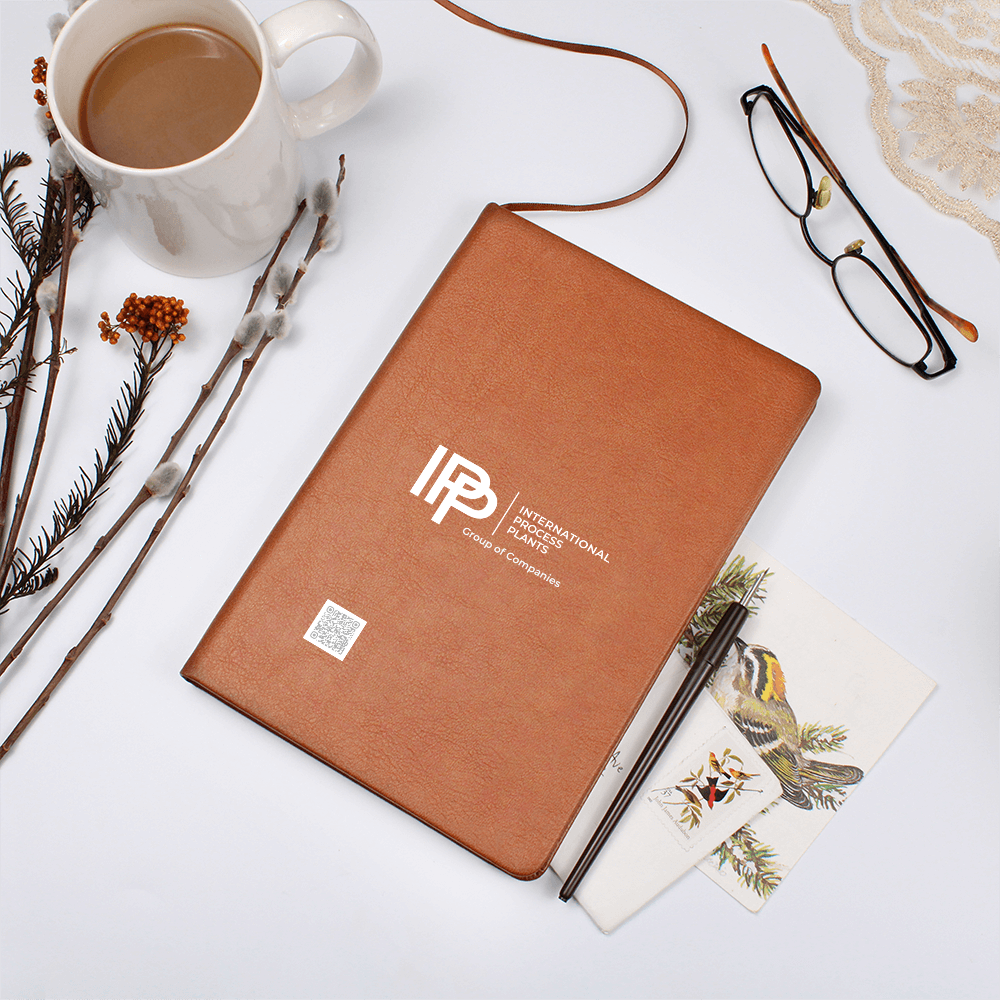 All White IPP Group Conpanies New Design Journal with QR Code
