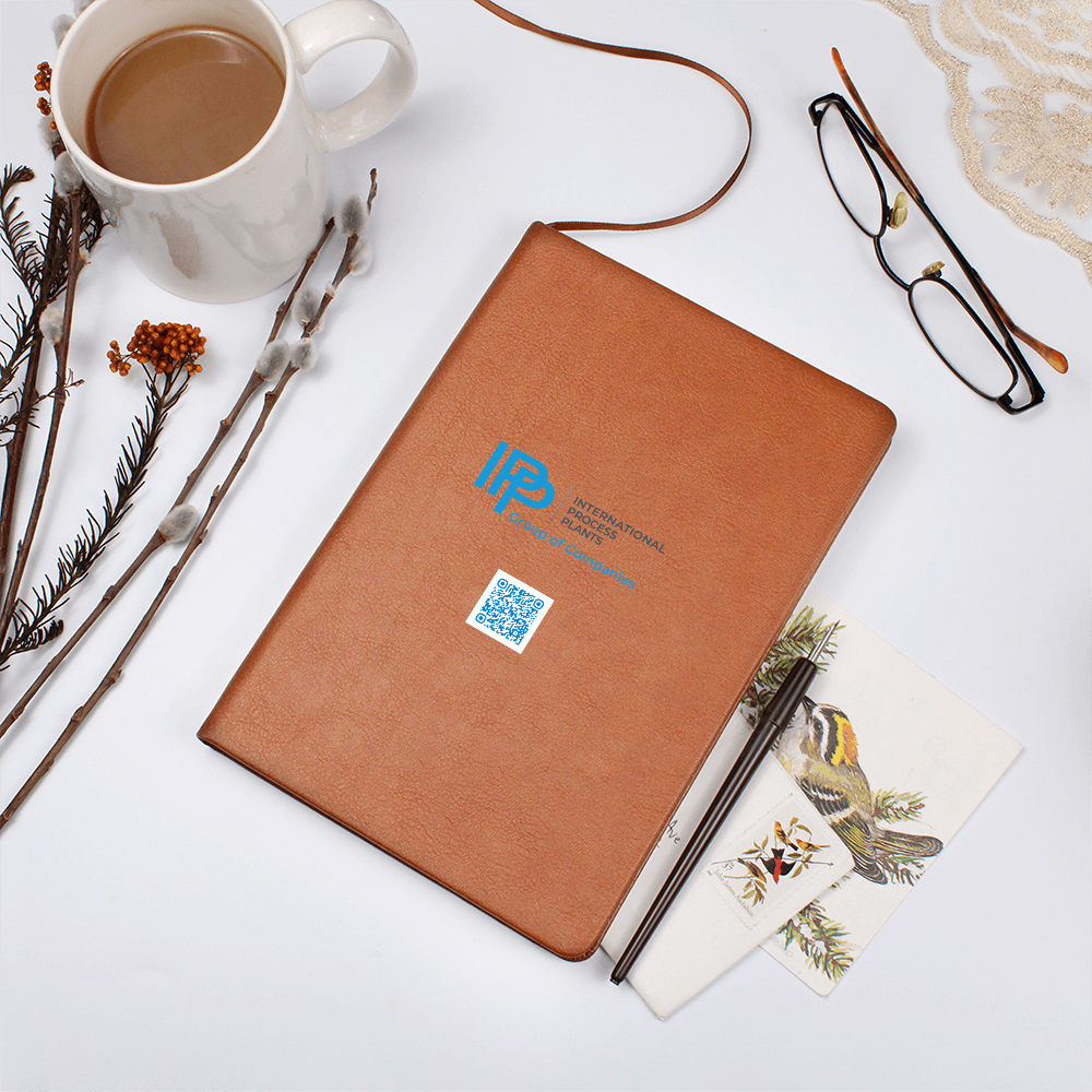 IPP New Design Journal with QR Code - Clear Background