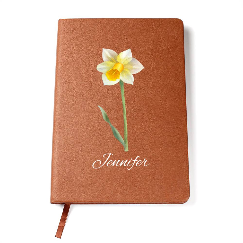 Dec - Personalized Custom Birth Month Flower Journal