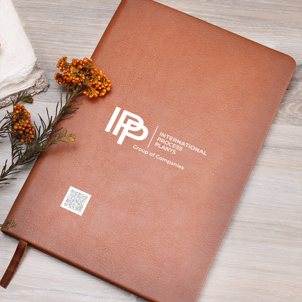 All White IPP Group Conpanies New Design Journal with QR Code