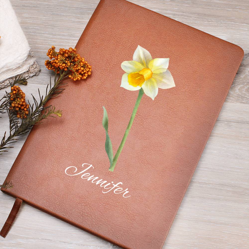 Dec - Personalized Custom Birth Month Flower Journal