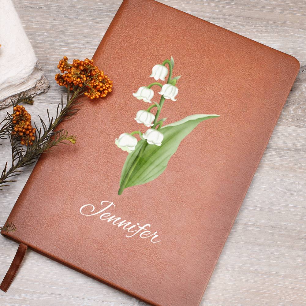 May - Personalized Custom Birth Month Flower Journal