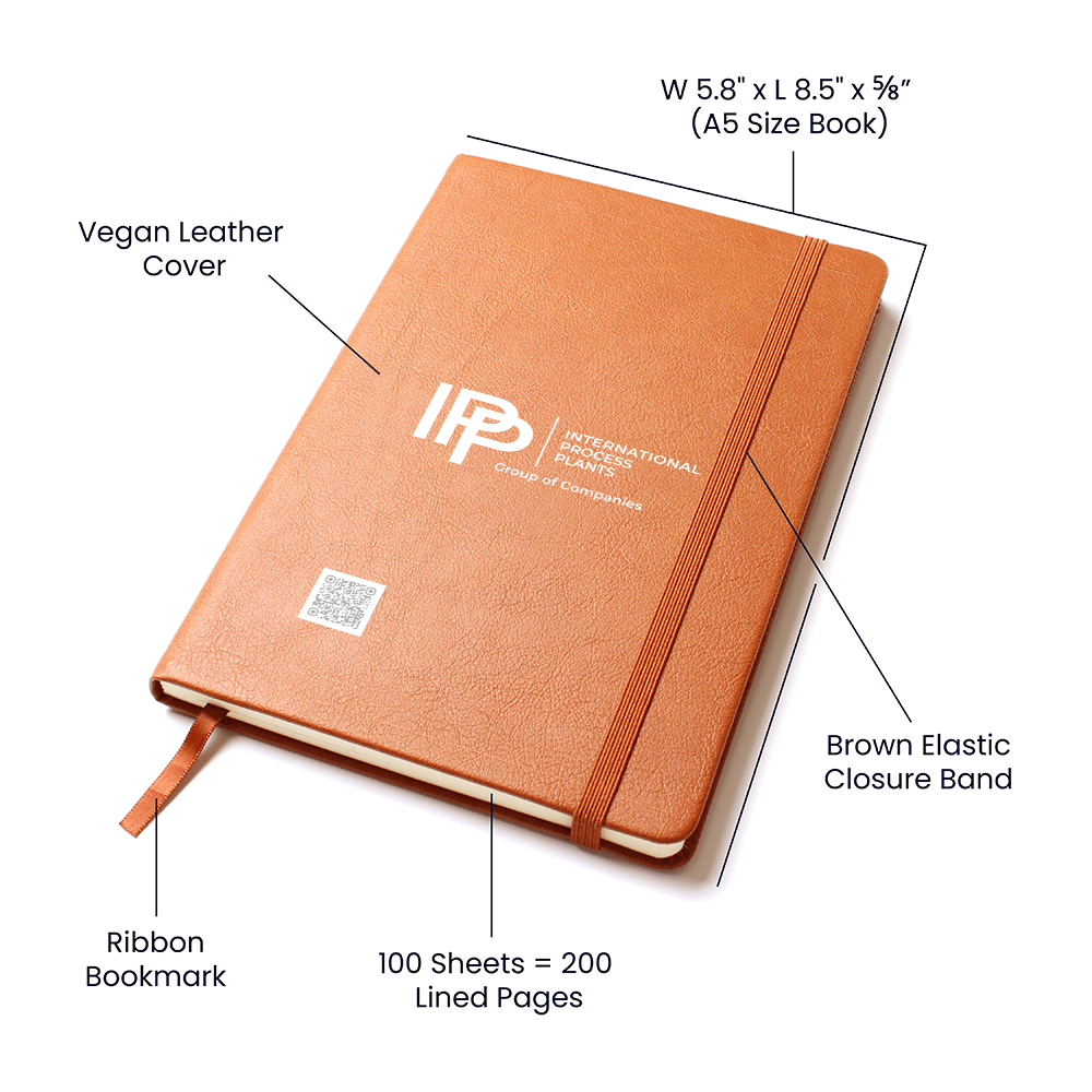 All White IPP Group Conpanies New Design Journal with QR Code