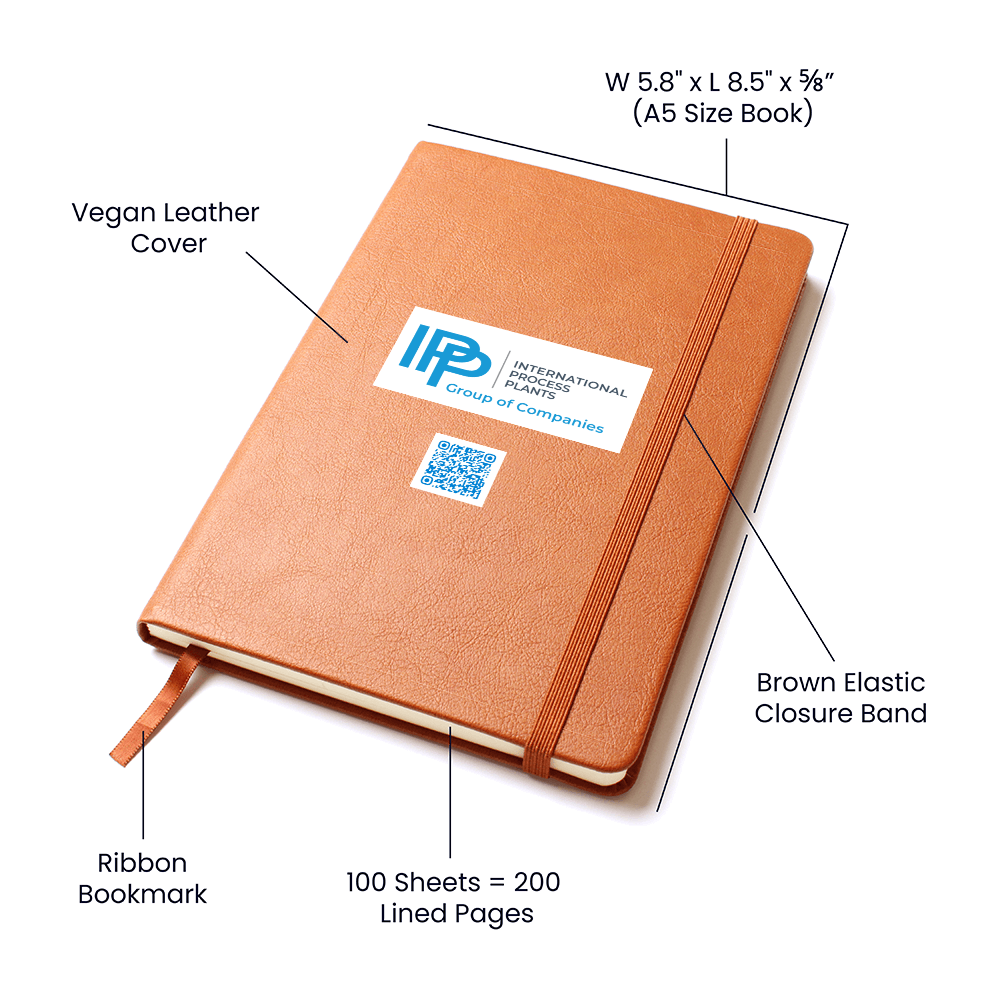 IPP New Design Journal with QR Code - White Background