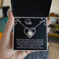 Valentine Love Knot Necklace For My Wife -You Will Forever Remain in My Heart