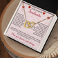 Valentine Interlocking Hearts Necklace For My Soulmate - Last Everything