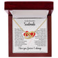 Valentine Interlocking Hearts Necklace For Soulmate - Love Your Forever & Always