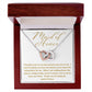 Maid of Honor Interlocking Hearts Necklace