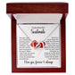 Valentine Interlocking Hearts Necklace For Soulmate - Love Your Forever & Always