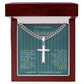 Artisan Cross on Cuban Link Chain