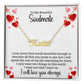 Valentine Name Necklace To My Soulmate - Love You Always